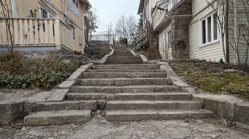 Murar och trappor – nybygge och omsättning